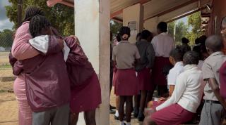 KATJINAKATJI, 26 January 2026- Katjinakatji Senior Secondary School learners in the Kavango West region seeking medical attention at the Katjinakatji clinic on Monday. (Photo by: Sawi Hausiku) NAMPA 