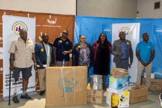 WINDHOEK, 02 February 2026 - Handover of the assistive devices from MTC and Rössing Foundation to the National Disability Council of Namibia. (Photo: Contributed) 