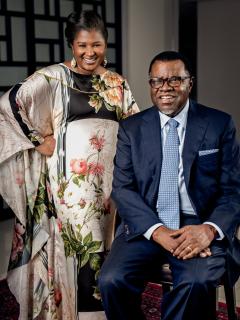 Former First Lady Monica Geingos has stated that the legacy of the late President Hage Geingob belongs to the entire Namibian nation, not to any single individual. The couple is seen here in a file photo. (Photo: Contributed)