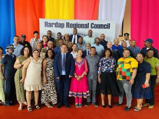 The opening of the Hardap Region Disaster Risk Management Workshop in Rehoboth 