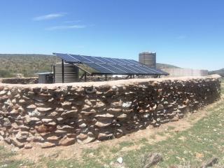 FRANSFONTEIN, 09 February 2026 - The desalination water pump system installed by the Environmental lnvestment Fund (EIF) and Ministry of Agriculture, Fisheries, Water and Land Reform at Petrusfontein in the Kunene Region. (Photo by: Mulisa Simiyasa) NAMPA 