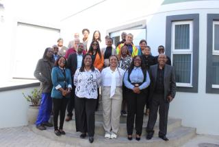 SWAKOPMUND, 10 February 2026 - Erongo-based journalists from different media entities and stakeholders photographed during the Erongo Media–Stakeholders Engagement Conference aimed at building practical understanding between media practitioners and newsmakers, improve professional relationships and strengthen the flow of accurate, timely and credible information to the public. (Photo by: Isabel Bento) NAMPA