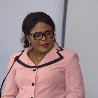 WINDHOEK, 10 February 2026 - Ambassador of the Republic of Congo to Namibia Lauria Ngayino Nguele-Makouelet (Photo: Andreas Thomas) NAMPA