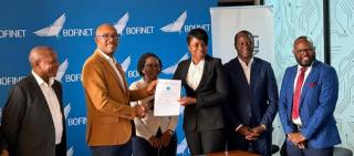 WINDHOEK, 18 February 2026 - Mobile Telecommunications Limited (MTC) and  Botswana Fibre Networks (BoFiNet) at the MoU signing ceremony in Gaborone, Botswana. (Photo: Contributed) 
