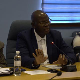 WINDHOEK, 22 October 2025 - Swapo Party lawmaker Elifas Dingara has formally announced his resignation from the National Assembly (Photo: Andreas Thomas) NAMPA