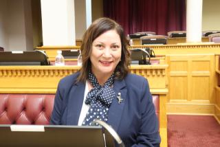 Windhoek, 26 February- Minister of Education, Innovation, Sports, Arts and Culture, Sanet Steenkamp. (Photo by Eba Kandovazu). NAMPA