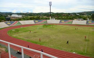 WINDHOEK, 21 February 2026 - The Independence Stadium in Windhoek, Olympia awaits renovation as part of a N.dollars 400 million government investment in sports infrastructure across Namibia.(Photo by: Hesron Kapanga) NAMPA
