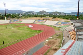 WINDHOEK, 21 February 2026 - The Independence Stadium in Windhoek, Olympia awaits renovation as part of a N.dollars 400 million government investment in sports infrastructure across Namibia.(Photo by: Hesron Kapanga) NAMPA