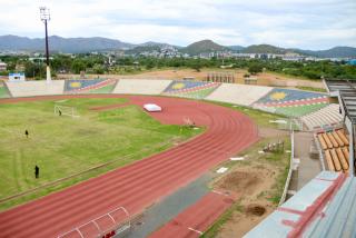 WINDHOEK, 21 February 2026 - The Independence Stadium in Windhoek, Olympia awaits renovation as part of a N.dollars 400 million government investment in sports infrastructure across Namibia.(Photo by: Hesron Kapanga) NAMPA