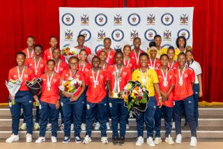 GOBABIS, 02 March 2026 - Brave Gladiators 2026 COSAFA Champions (Photo: Contributed) NAMPA 