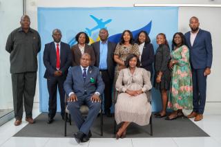 WINDHOEK, 04 March 2026 - The Zimbabwe Civil Aviation Authority delegation alongside  Namibia Civil Aviation Authority delegation at the NCAA head office. (Photo: Contributed)