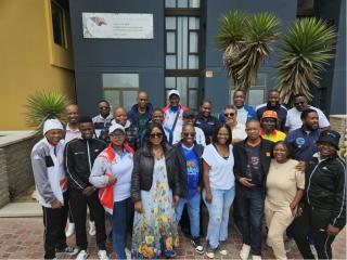 Swakopmund, 27 February 2026 - The preparatory team for the 2026 Southern African Telecommunications Games (SATeG) taking place in Swakopmund during a meeting held at the town last month. (Photo contributed)