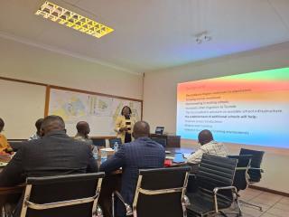 TSUMEB, 16 March 2026- Several stakeholders during the presentation of school infrastructure in Tsumeb by Oshikoto Education Director, Hilma Nuunyango-George.

(Photo: Contributed)