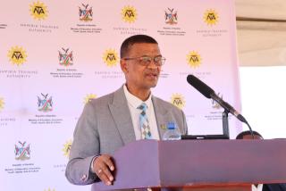 KEETMANSHOOP, 19 March 2026 - Governor of the ||Kharas Region, Dawid Gertze, on Thursday stated that the inauguration of the Keetmanshoop Vocational Training Centre (KVTC) will contribute directly to strengthening the economic resilience of the region. 
Gertze made these remarks during the official opening of the technical institution in Keetmanshoop. 

(Photo by: Chelva Wells) NAMPA 
