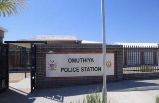 OMUTHIYA - The entrance to the Omuthiya Police Station. (Photo: Contributed) 