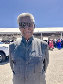 WINDHOEK, 21 March 2026 - Former Trade and Industry Minister and liberation struggle veteran Ben Amathila pictured at the 36th independence celebrations in Windhoek. (Photo by: Eba Kandovazu) NAMPA