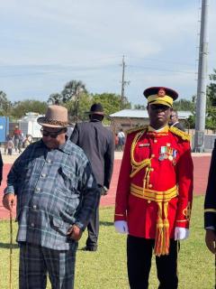 OSHAKATI, 21 March 2026 - Chairperson of the Uukwambi Traditional Authority, Herman Iipumbu, pictured during the 36th independence anniversary celebration in Oshakati. (Photo by: Ester Hakaala) NAMPA
