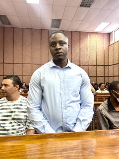 Windhoek, 24 March- Murder suspect Tjizake Murangi in the Windhoek High Court. (Photo by Eba Kandovazu). NAMPA