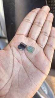 NEU-SCHWABEN, 22 March 2026 - Raw tourmaline extracted in a mining pit at the Neu-Schwaben small-scale mining settlement. (Photo by: Isabel Bento) NAMPA