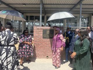 NKURENKURU,26 March 2026-President Netumbo Nandi-Ndaitwah cut the ribbon to mark the official opening of the Home Affairs Civic Office in Nkurenkuru on Thursday.

(Photo: Lylie Joel)
NAMPA

