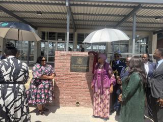 NKURENKURU,26 March 2026-President Netumbo Nandi-Ndaitwah cut the ribbon to mark the official opening of the Home Affairs Civic Office in Nkurenkuru on Thursday.

(Photo: Lylie Joel)
NAMPA
