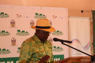 Etosha, 28 March- Director General for National planning, Kaire Mbuede. (Photo by Eba Kandovazu). NAMPA