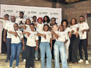 WINDHOEK, 31 March 2026 - Brand Namibia team and participants of the 36 seconds game. (Photo: Contributed) 