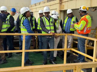 WLOTZKASBAKEN, 31 MARCH 2026 - A delegation of different utilities leaders and representatives from Southern Africa went on a familiarisation visit to the Orano Desalination Plant at Wlotzkasbaken as part of the Water Utilities Executive Leadership Conference taking place at Swakopmund. (Photo contributed )
