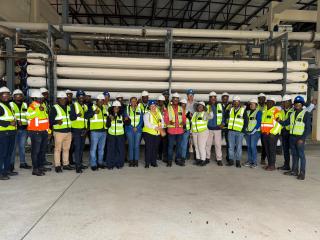 WLOTZKASBAKEN, 31 MARCH 2026 - A delegation of different utilities leaders and representatives from Southern Africa went on a familiarisation visit to the Orano Desalination Plant at Wlotzkasbaken as part of the Water Utilities Executive Leadership Conference taking place at Swakopmund. (Photo contributed )