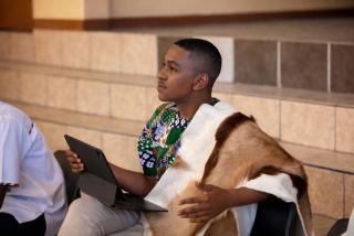 MARIENTAL, 09 April 2026- Landless Peoples Movement (LPM) Councillor and descendant of Genocide Survivors, William Minnie