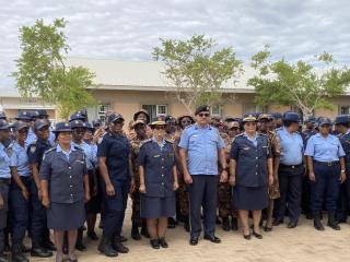 MARIENTAL, 10 April 2026- The Hardap region female Namibian Police force officers commemorate 16th anniversary of Women’s Network