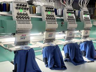 WINDHOEK, 15 April 2026 - Stitching machinery at the Dinapama factory in Windhoek. (Photo by: Justina Shuumbwa) NAMPA