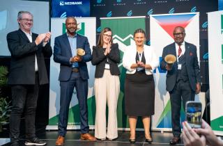 WINDHOEK, 17 April 2026 - ENERGY SECURITY: NamPower has listed a N.dollars 5 billion Domestic Medium-Term Note (DMTN) programme on the Namibia Securities Exchange (NSX). 

The programme, arranged in partnership with Cirrus Securities and Nedbank Namibia, provides the state-owned utility with flexible access to domestic debt capital markets to fund planned infrastructure and energy projects. 

The listing, celebrated on Thursday at the Cirrus Investor Conference, enables the issuance of green and sustainable notes aligned with international benchmarks. 

(Photo: contributed) NAMPA