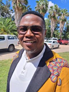 GOBABIS - Wynand Lukas, A Right to Shelter Foundation of Namibia secretary general (Photo: Zebaldt Ngaruka) NAMPA 