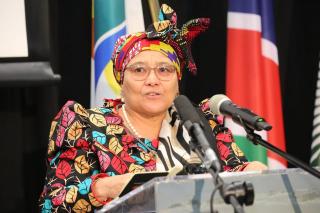 LÜDERITZ, 01 May 2026 - Vice President Lucia Witbooi, officially opening the 19th Annual Lüderitz Crayfish Festival. (Photo: Contributed)
