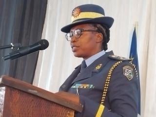 KATIMA MULILO, 08 May 2026 – The Namibian Police Force's Commander for the Zambezi Region, Commissioner Julia Iuze Sakuwa-Neo has vowed to apply proactive policing and prevent crime before it occurs in the region. (Photo by: Michael Mutonga Liswaniso) NAMPA