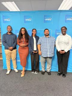 WINDHOEK, 11 MAY 2026 - Beneficiaries of the MTC bursary scheme from various institutions. (Photo: Contributed) NAMPA