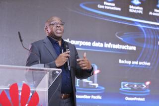 WINDHOEK, 13 May 2026- James Kamau Maina, Huawei Senior Expert for Storage Solutions; Sub-Saharan Africa. (Photo by Eba Kandovazu). NAMPA