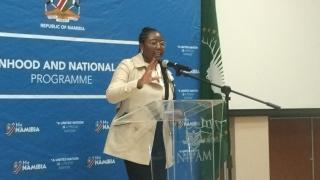 WINDHOEK, 13 May 2026 - Minister of Information and Communication Technology Emma Theofelus during the media engagement with news editors. (Photo: Andreas Thomas) NAMPA