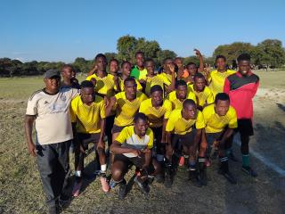 KATIMA MULILO, 17 MAY (NAMPA) – Bright Stars FC secured the Zambezi Regional Second Division Preliminary Namibia Football Association (NFA) Cup title on Sunday, defeating Zambezi Sporting Academy 2-0 in the final held at the Katima Mulilo Sports Complex. (Photo: Michael Mutonga Liswaniso) NAMPA