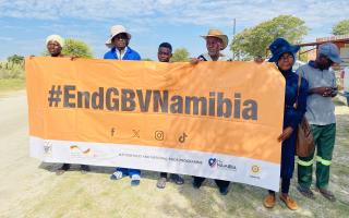 ONALUNIKE, 20 May 2026- Community members from Onalunike village during the “End Gender-Based Violence in Namibia” campaign on Wednesday.

(Photo: Max Henrich) NAMPA