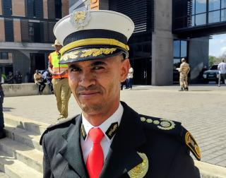 KATIMA MULILO, 21 May 2026 - Chief Firefighter at the Mariental Municipality Dirk Cloete says firefighters serve in silence, often unnoticed and under-resourced but are always prepared to answer the call when people are in danger.

(Photo: Michael Mutonga Liswaniso) NAMPA 