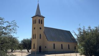 OTJIMBINGWE, 23 May 2026 - The Lutheran Church in Otjimbingwe is a historical landmark that served as a site of refuge during the 1904–1908 Namibian genocide by German colonial forces. Built in 1865, the church also became a location where indigenous people were massacred and persecuted. (Photo by: Isabel Bento) NAMPA