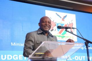 WINDHOEK, 08 June 2026 - Prime Minister Elijah Ngurare addresses the Budget Reform Roll-Out Workshop in Windhoek on Monday, calling on government offices to act on the FY 2026/27 national budget reform agenda. 

(Photo by: Chelva Wells) NAMPA