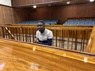 Windhoek, 09 June- Murder suspect Immanuel Venonja. (Photo by Eba Kandovazu). NAMPA