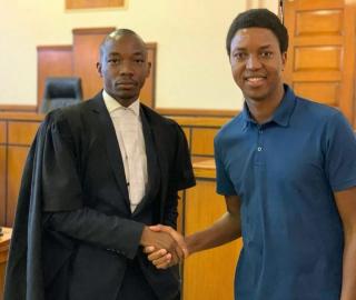WINDHOEK, 10 June- Lawyer Kadhila Amoomo and Activist Michael Amushelelo. (Photo contributed). NAMPA
