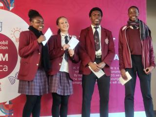 WINDHOEK, 13 June 2026 - Learners from Delta Secondary School emerged winners of Round One of the ExxonMobil Foundation STEM Africa Zonal Quiz 1. (Photo by: Molly Weyulu) NAMPA