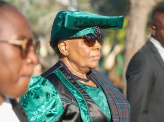 OKAHANDJA, 14 June 2026 - President Netumbo Nandi-Ndaitwah attended the Ovambanderu commemoration marking 130 years since the death of Ombara Kahimemua Nguvauva, who was killed by German colonial forces at Okahandja in the Otjozondjupa Region, on Sunday. (Photo by: Hesron Kapanga) NAMPA 