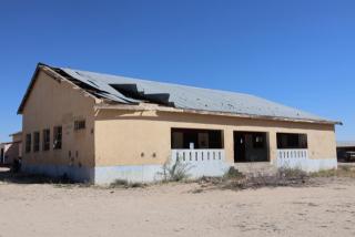 OKOMBAHE, 15 June 2026 - The deteriorating former government hall constructed in the 1980s, which both residents and the Erongo Governor agree should be rehabilitated and turned into a youth centre. (Photo by: Chelva Wells) NAMPA