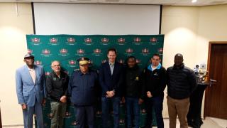 WINDHOEK, 18 JUNE 2026 - stakeholders at the launch of the Driving Under the Influence (DUI) Assessment and Enforcement Programme, a joint initiative by Namibia Breweries Limited (NBL), the Namibian Road Safety Forum, NamPol Traffic Law Enforcement Department and various road safety stakeholders (Roads Authority, NRSC, AA) on Thursday in Windhoek. (Photo by: Ali Negumbo) NAMPA